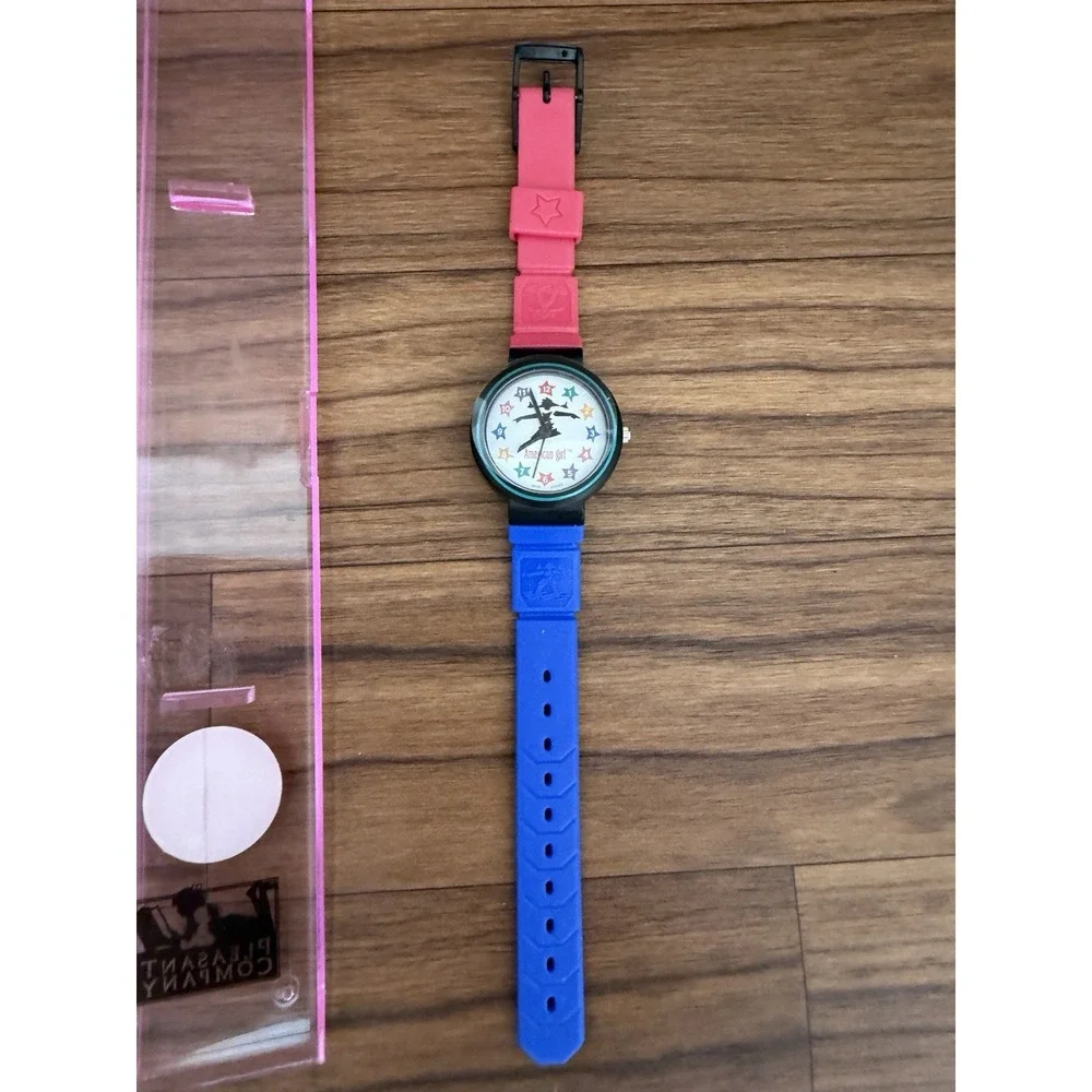 American Girl Watch Pleasant Company Pink/Blue Buckle Band Girl Of Today Retired